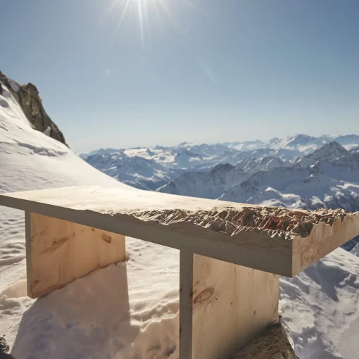 Belvedere Topographic Bench designed by Riccardo Vendrami