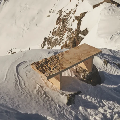 Belvedere Topographic Bench designed by Riccardo Vendrami