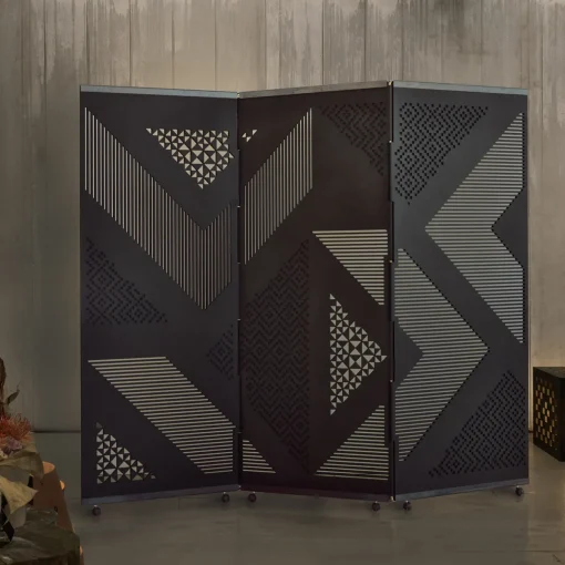 Bentu 3-Panel Room Divider by Inveloveritas