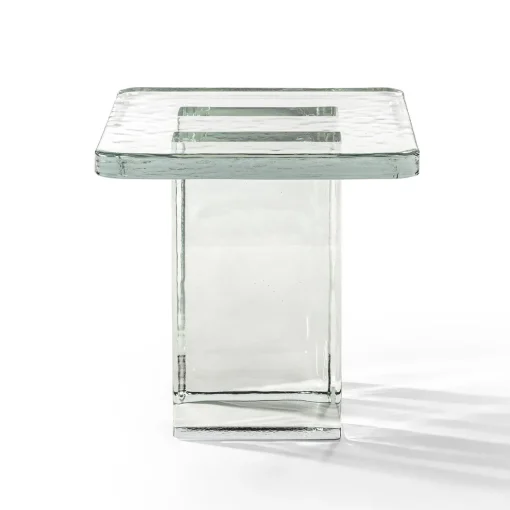 Berg Glass Side Table by John Pawson