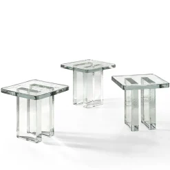 Berg Glass Side Table by John Pawson