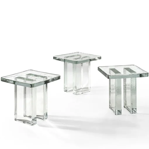 Berg Glass Side Table by John Pawson