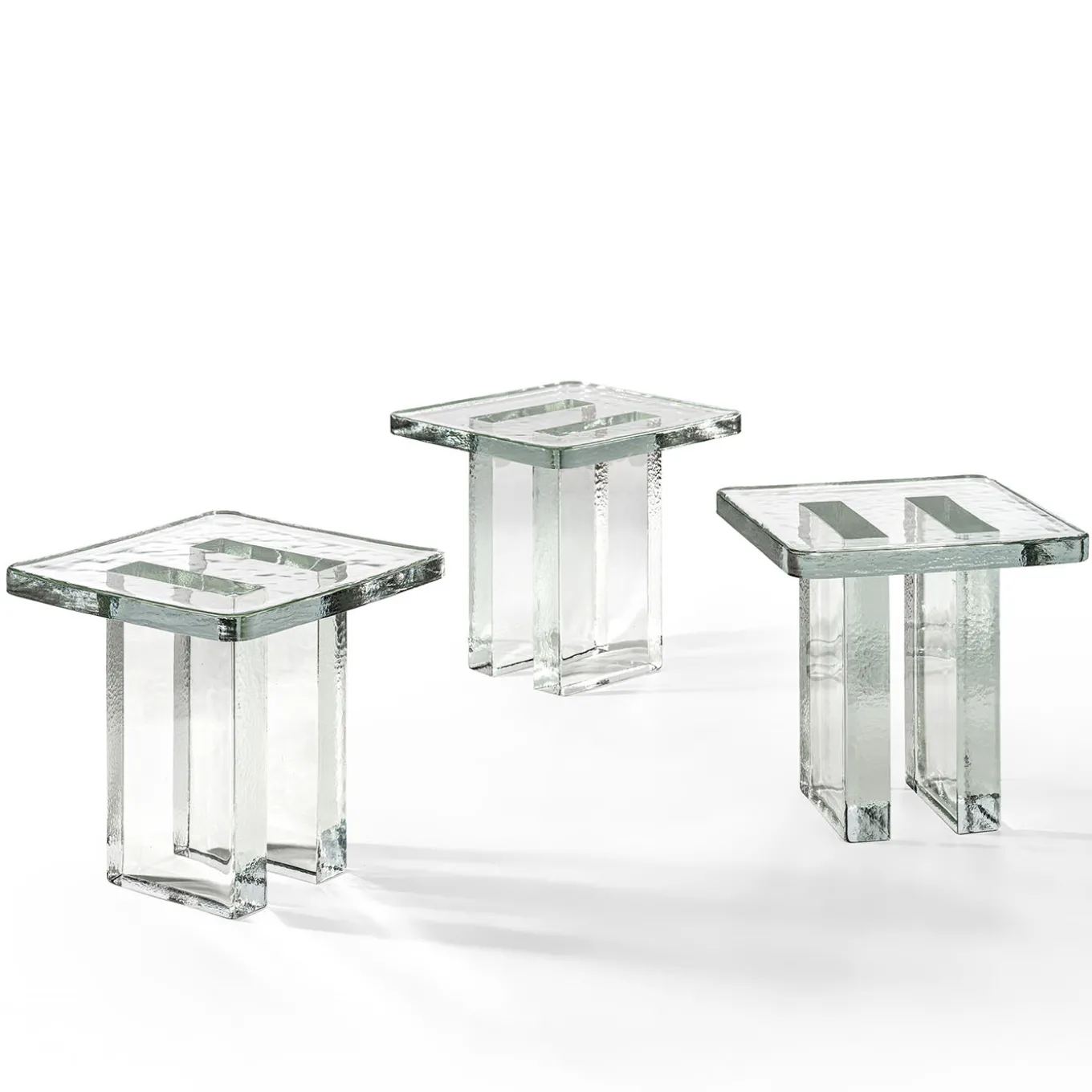 Berg Glass Side Table by John Pawson