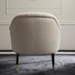 Bernadette White Armchair