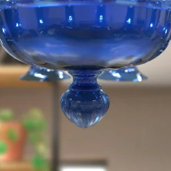 BERNINI 12-light Blue Murano Glass Chandelier