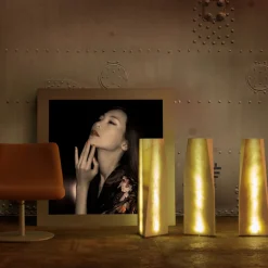 Bernulla White Floor Lamp by Tobia Scarpa Architect