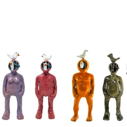 Berry Red Deep-Sea Diver Sculpture
