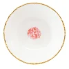 Berry Set of 2 White Soup Plates with Crackled Rim