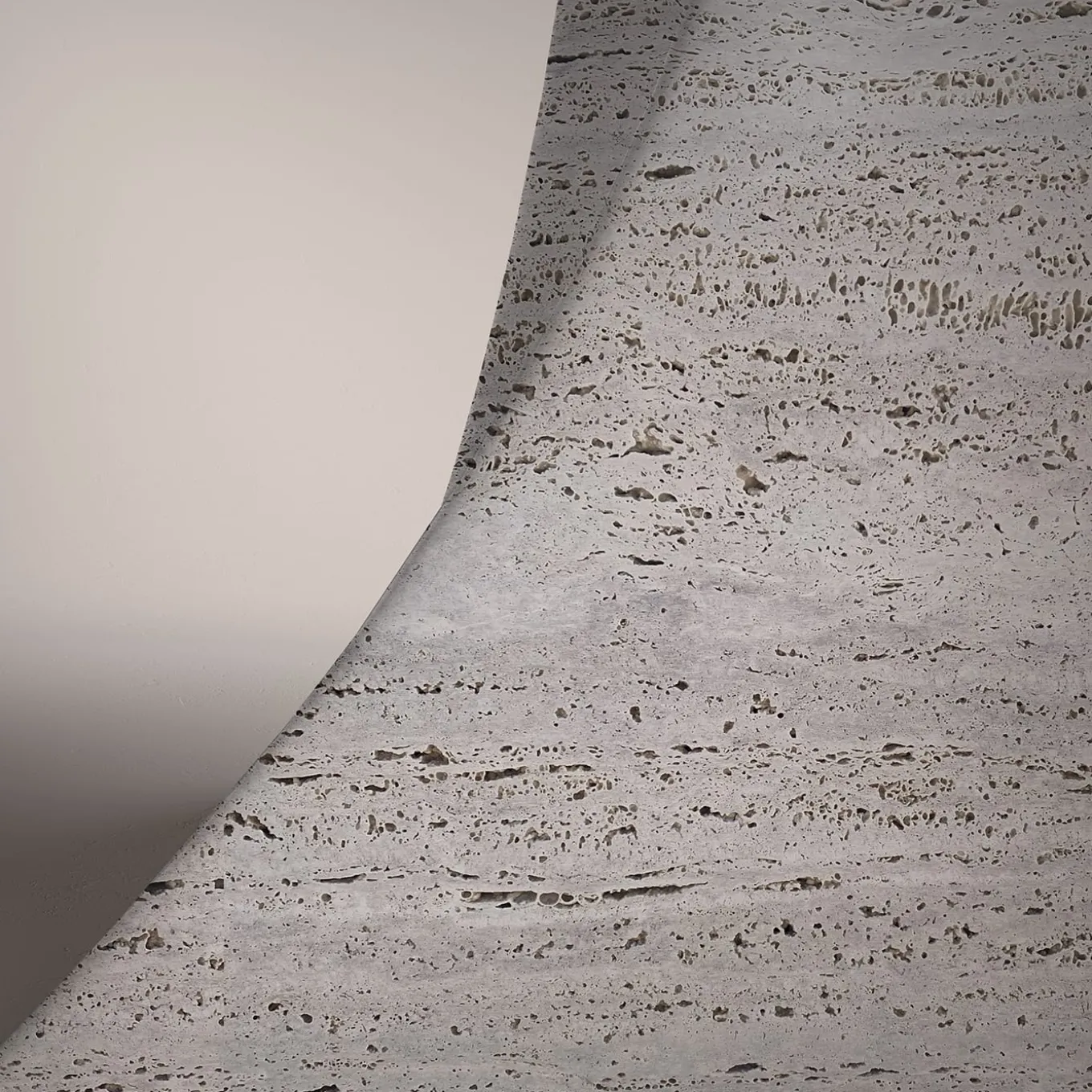 Bianca Round Travertine Table