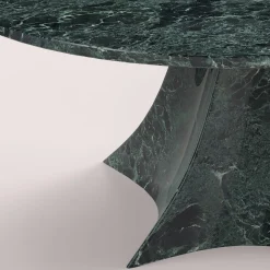 Bianca Round Verde Alpi Table