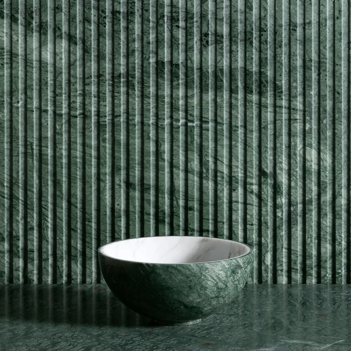 Bicolor Small Marble Bowl