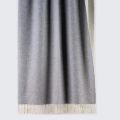 Biella Pearl Gray Blanket