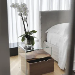 Bifronte Nightstand with Drawer by Toyo Ito