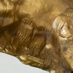 Big Bison Brass Sculpture