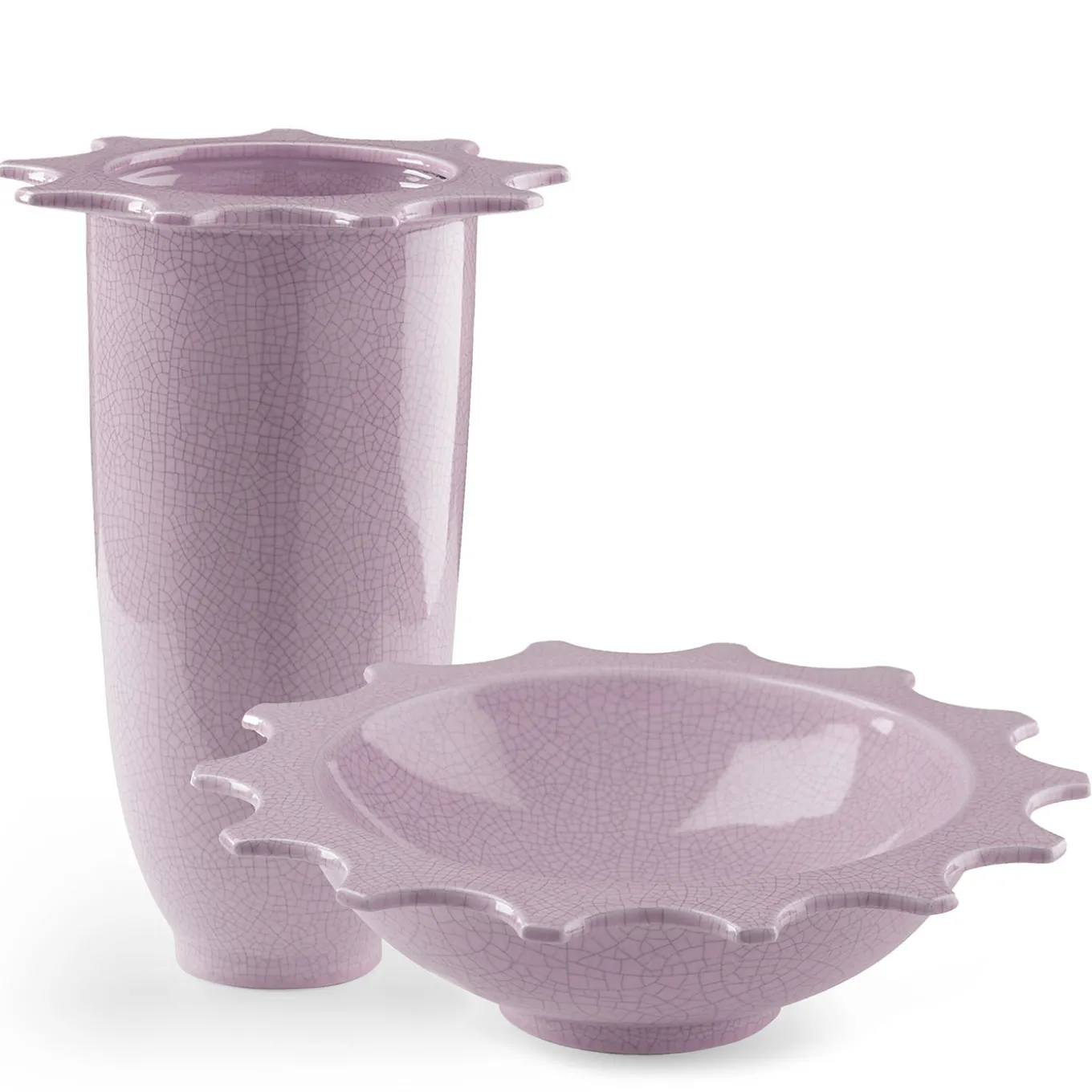 Bike Low Pink Ceramic Bowl