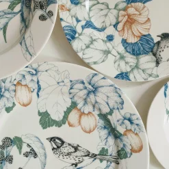 Bird Song Polychrome Dinner Plate #1