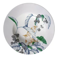 Bird Song Polychrome Soup Plates #1