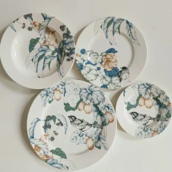 Bird Song Set of 2 Polychrome Bread Plates #2