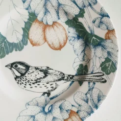 Bird Song Set of 2 Polychrome Bread Plates #2