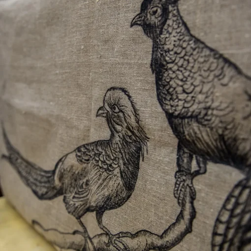 Birds & Flowers Cushion 009