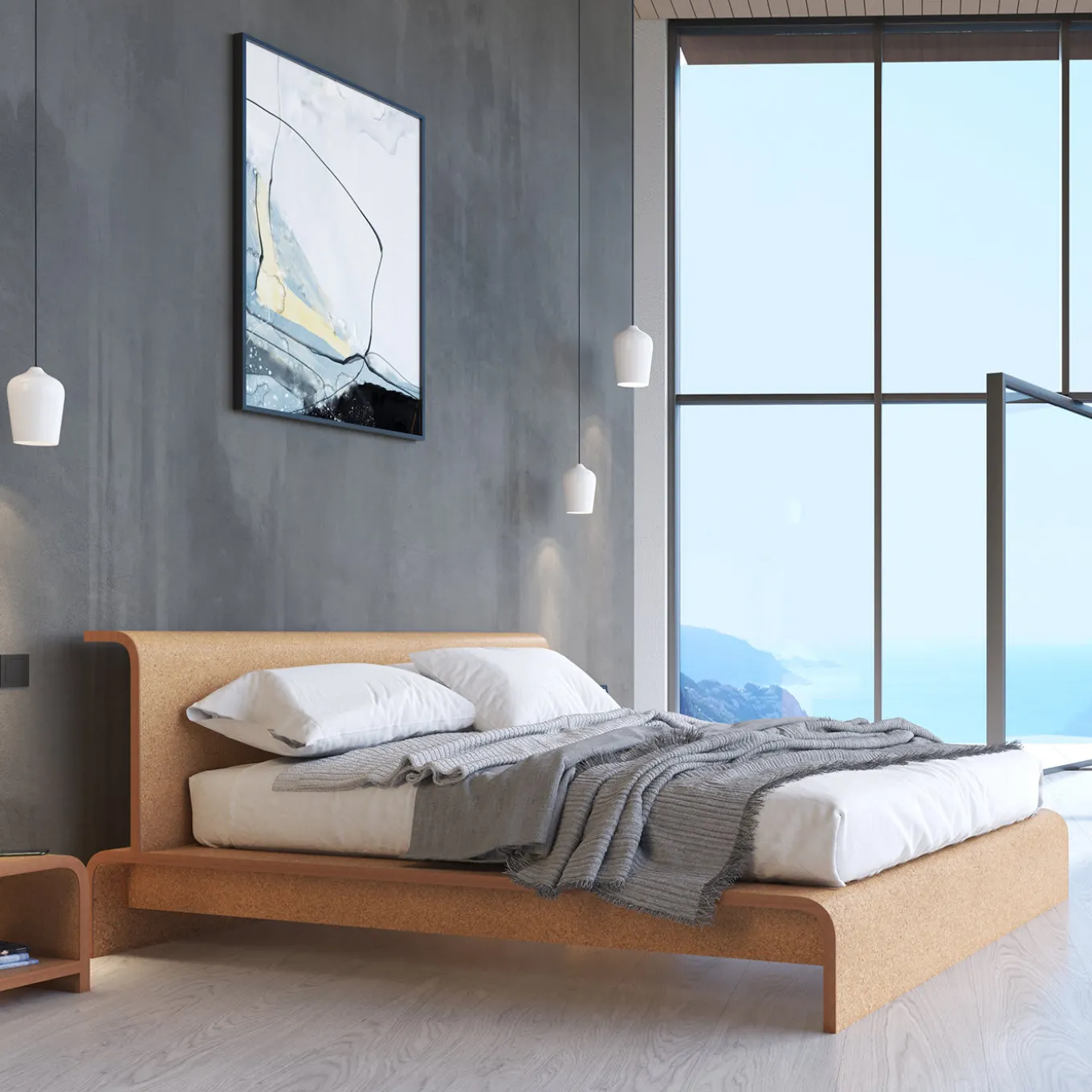 Bisu Bedside Table by Matteo Congiu