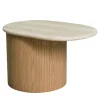 Bitta Side Table with Travertine Marble Top #2 by Libero Rutilo