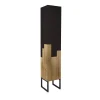 Black and Durmast Fiammifero Totem Cabinet by Giulia Contaldo