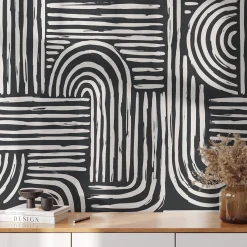 Black and White Abstract Wallpaper