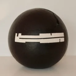 Black and White Decorative Globe #101