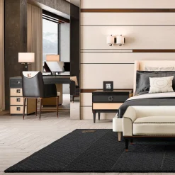 Black and White Nightstand