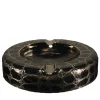 Black Crocodile Glass Ashtray