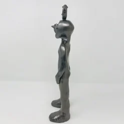 Black Deep-Sea Diver Sculpture