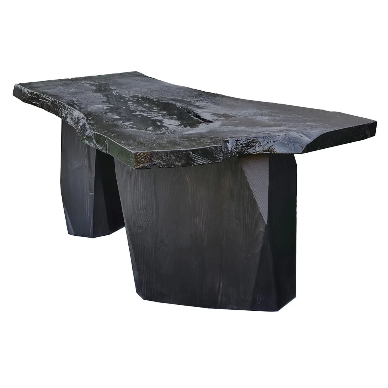Black Dolmen Dining Table