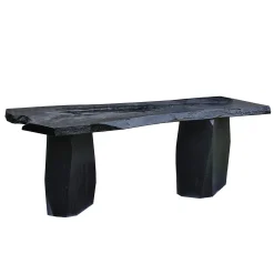 Black Dolmen Dining Table
