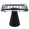 Black Foosball Table Ghost by Basaglia + Rota Nodari