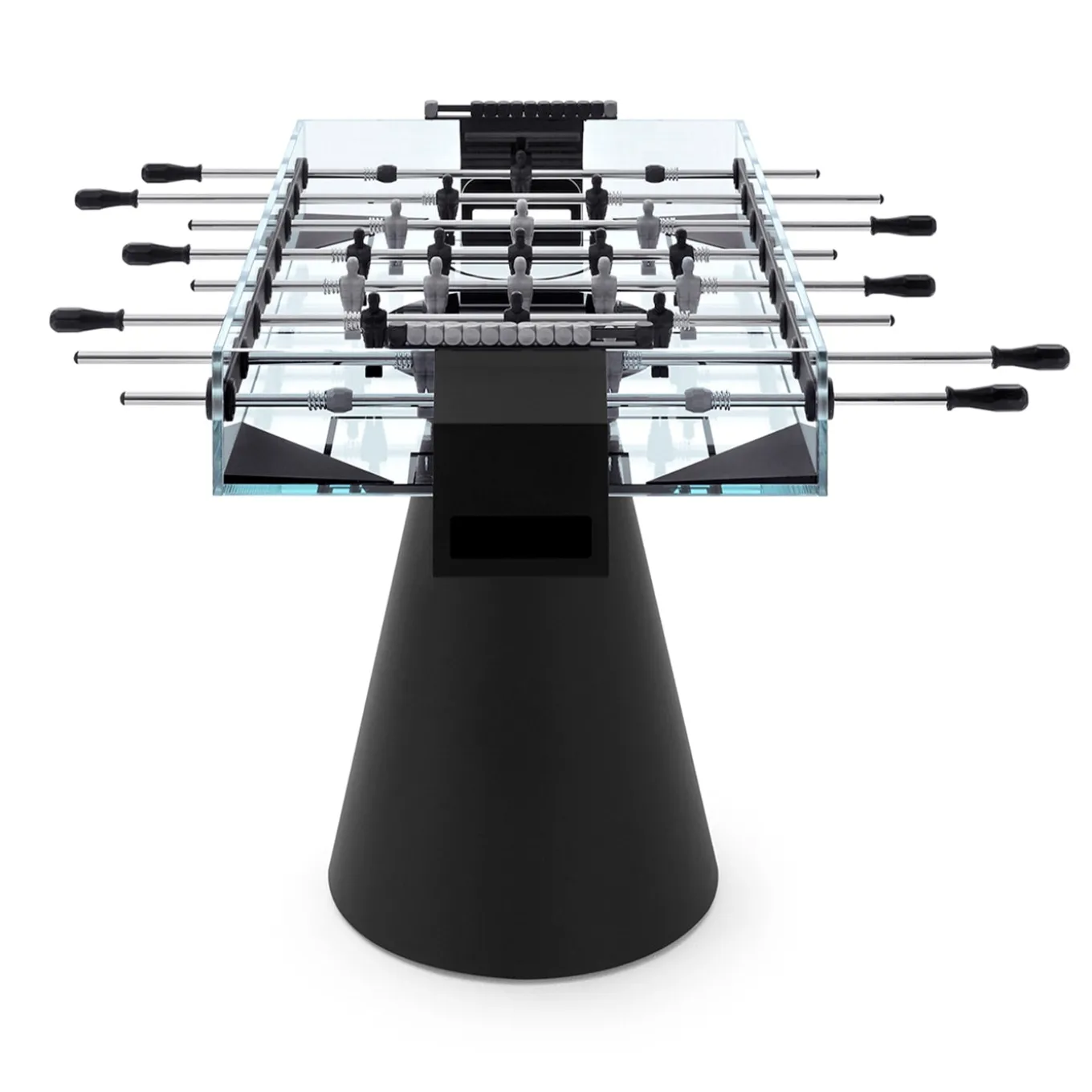 Black Foosball Table Ghost by Basaglia + Rota Nodari