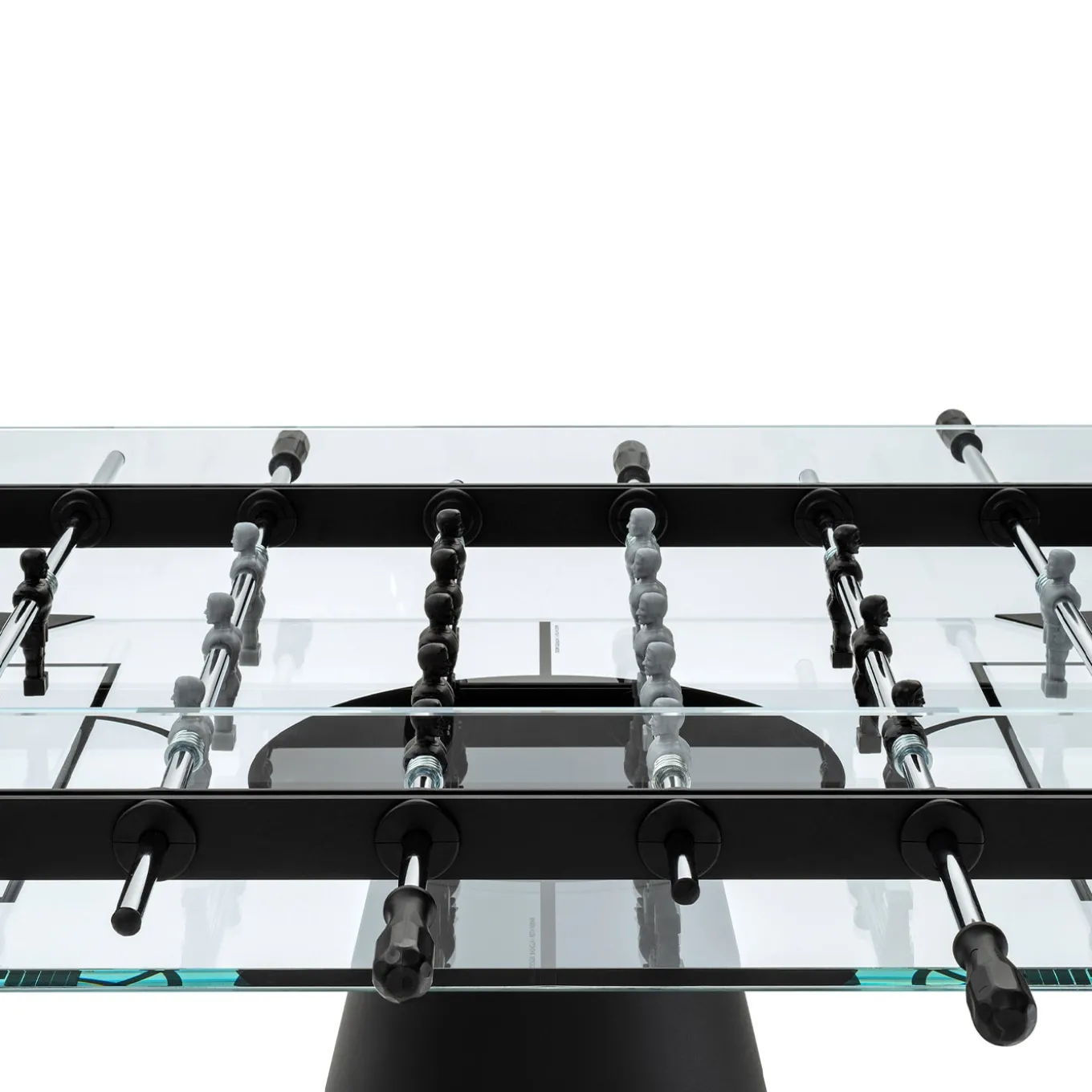 Black Foosball Table Ghost by Basaglia + Rota Nodari