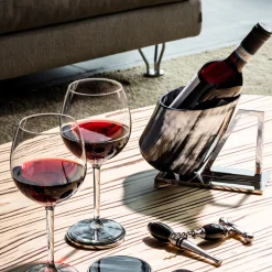 Black Horn Champagne Holder