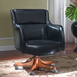 Black Leather Armchair