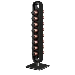 Black Leather Capsul Holder