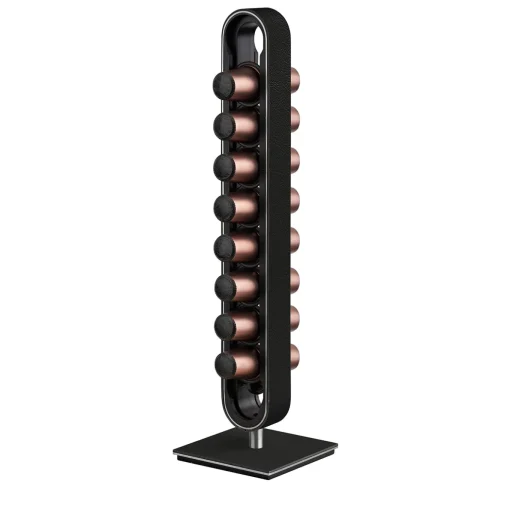 Black Leather Capsul Holder