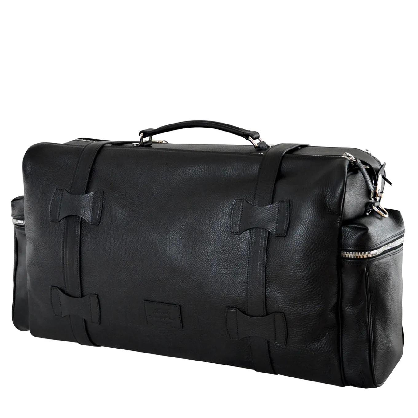 Black Leather Weekender Jones