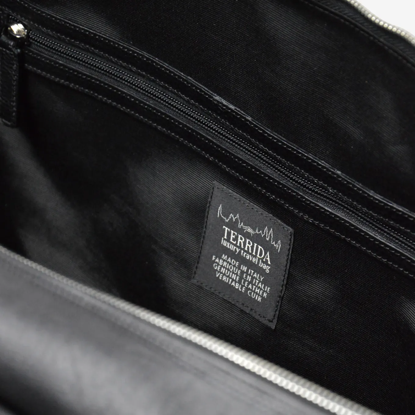 Black Leather Weekender Jones