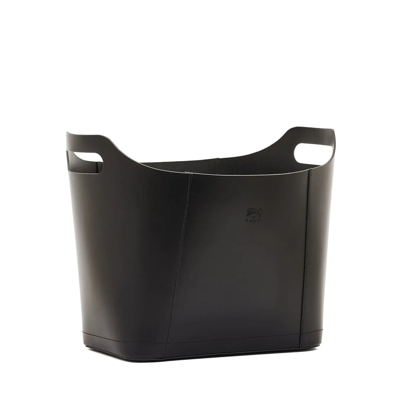 Black Magazine Holder in Leather