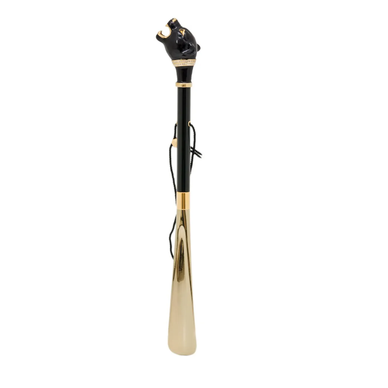 Black Panther enameled wood shoehorn