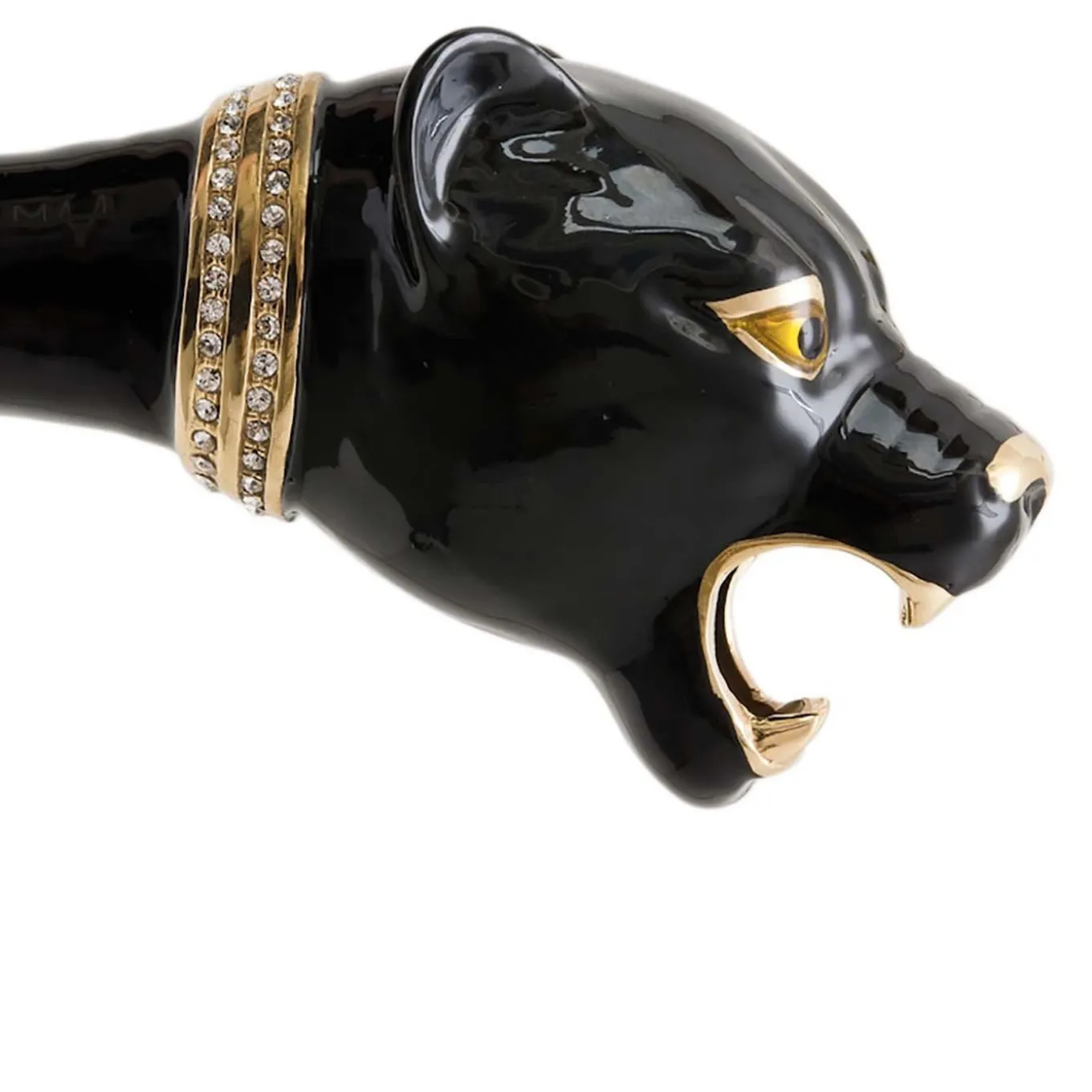 Black Panther enameled wood shoehorn