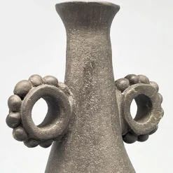 Black Stoneware Decorative Vase N.22
