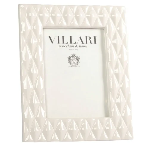 BLACK TIE SMALL PHOTO FRAME - WHITE
