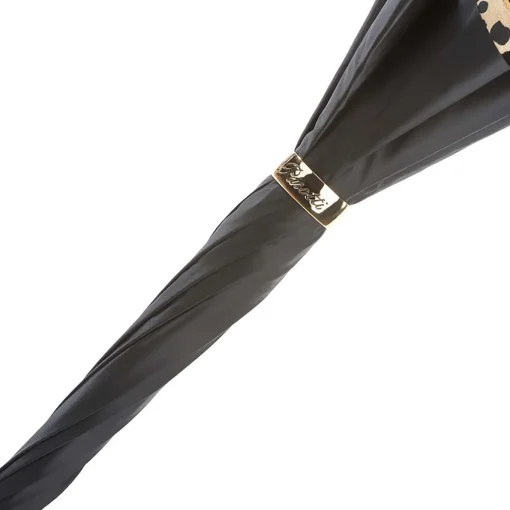 Black Umbrella with Black Panther Handle