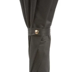 Black Umbrella with French Bulldog Handle